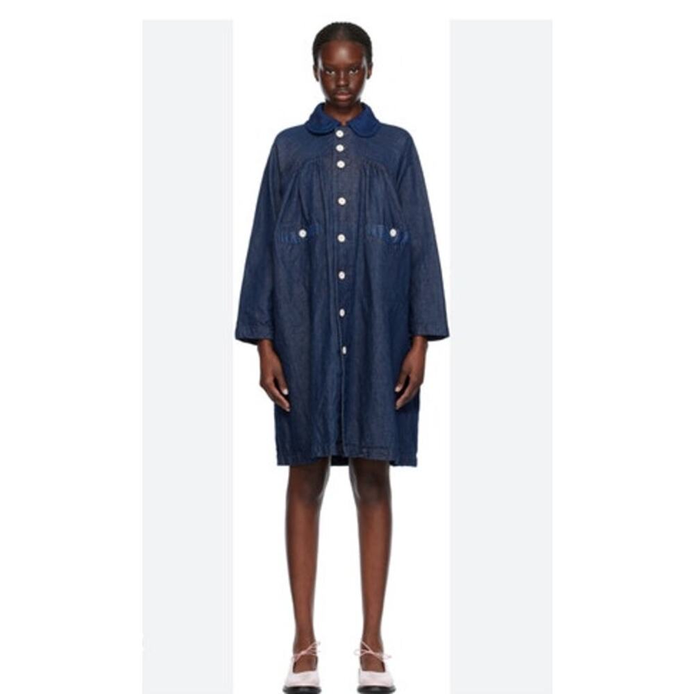 TAO Comme des Garcons Sz M Medium Blue Indigo Denim Dress